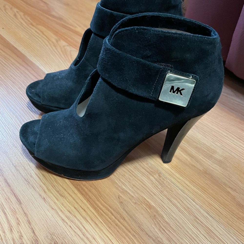 Michael Kors Black Suede Women's Heels